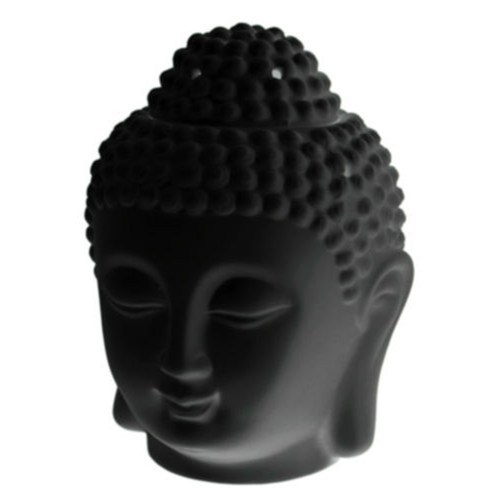 Thai Buddha Head Oil Burner - Black_500x500